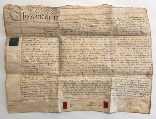 Antique 1795 english - english, vellum
