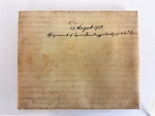 Antique 1739 british vellum - ,