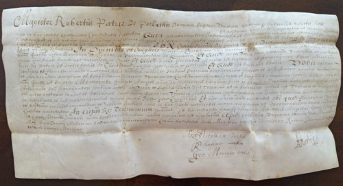 1680 scottish vellum latin - vellum,